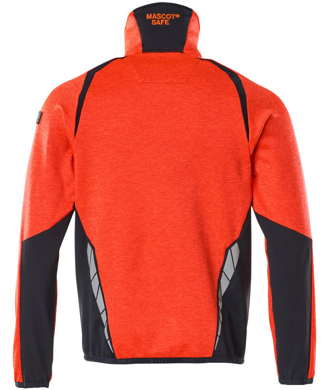 Mascot Accelerate Safe fleecetr&ouml;ja, Varsel R&ouml;d/M&ouml;rk Marin