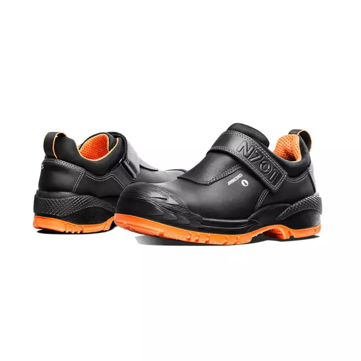 Arbesko 701 safety shoes S3, Black/Orange, large image number 1
