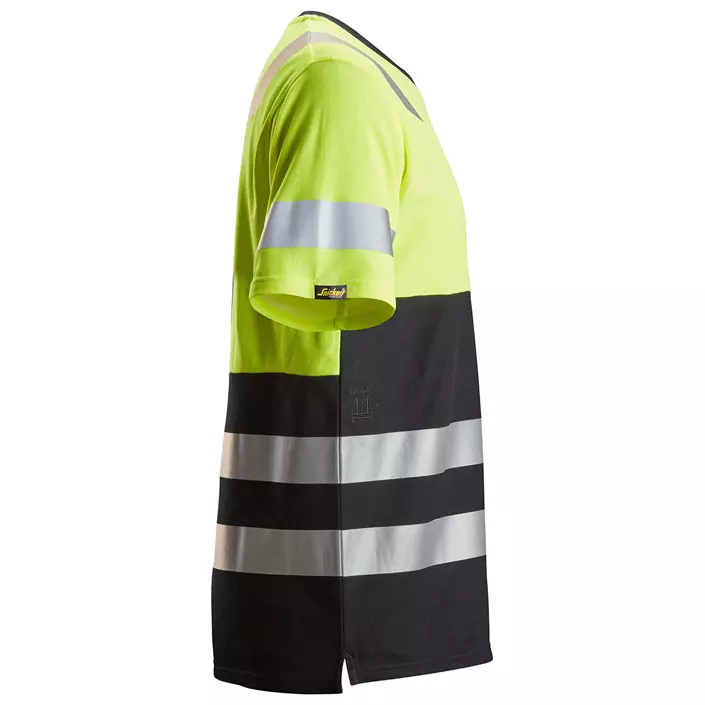 Snickers AllroundWork T-shirt 2534, Hi-vis Yellow/Black, large image number 3