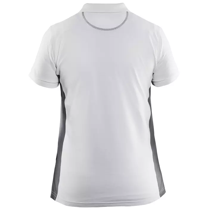 Blåkläder Unite dame polo T-shirt, Hvid - Grå, large image number 2
