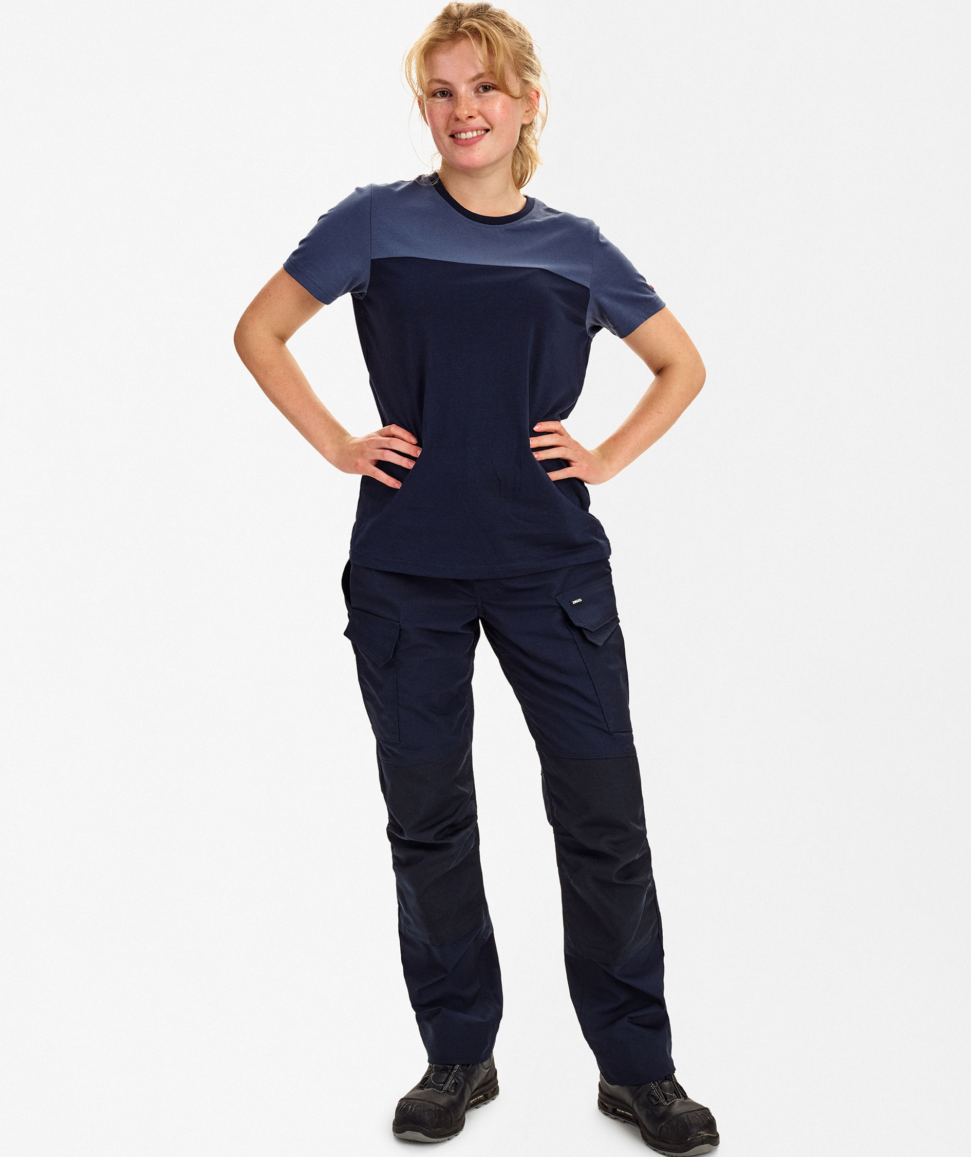 Engel Entire dame T-skjorte, Deep Blue/Dark Sea, large image number 2