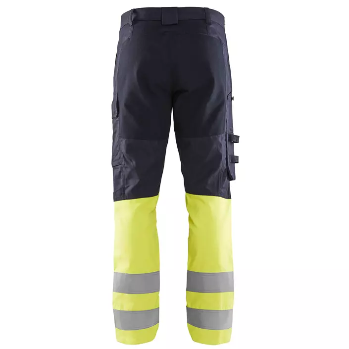 Blåkläder Multinorm work trousers, Marine/Hi-Vis yellow, large image number 1