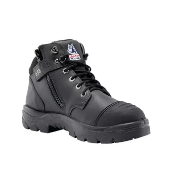 Steel Blue Parkes Bump Cap Zip safety boots S3, Black