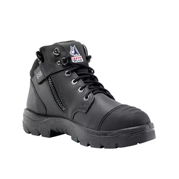 Steel Blue Parkes Bump Cap Zip safety boots S3, Black