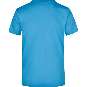 James & Nicholson T-skjorte Round-T Heavy, Aqua
