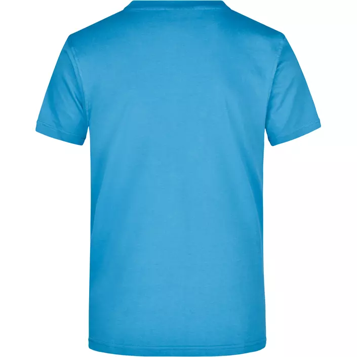 James & Nicholson T-Shirt Round-T Heavy, Aqua, large image number 1