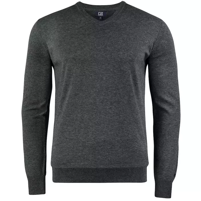 Cutter & Buck Oakville knitted pullover, Antracit Grey, large image number 0