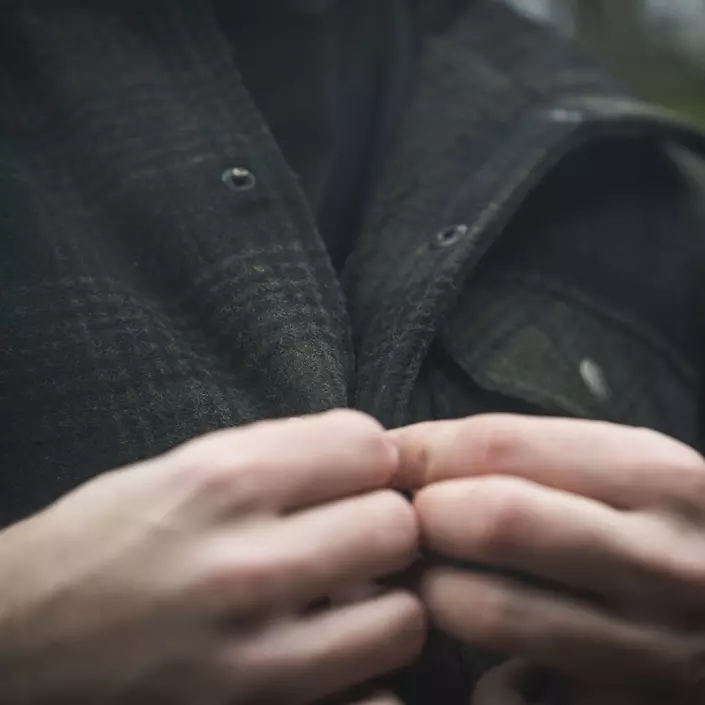 Seeland Canada Yukon jakke, Pine green check, large image number 3