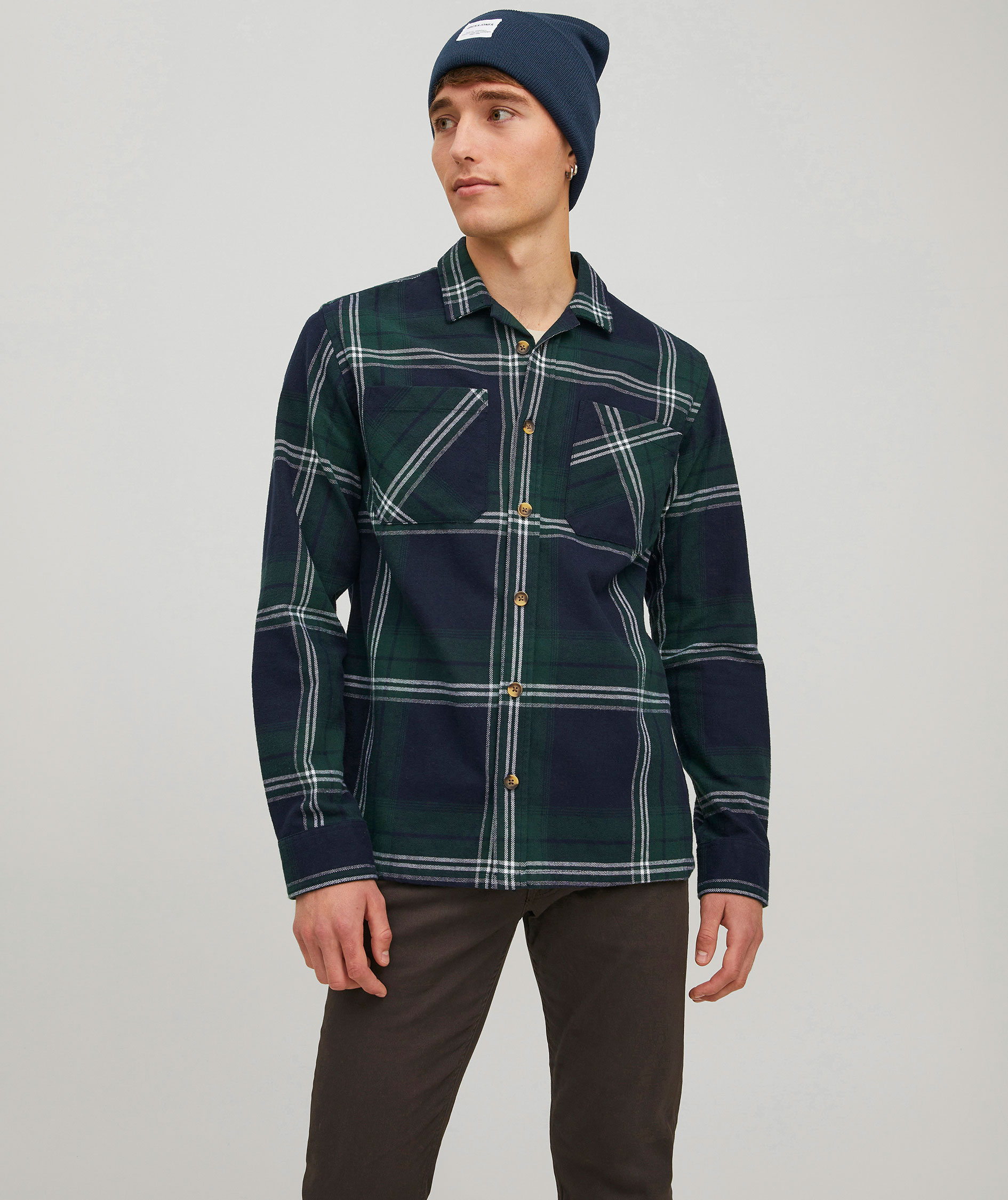 Jack & Jones JACLONG knitted beanie, Navy Blazer, Navy Blazer, large image number 2