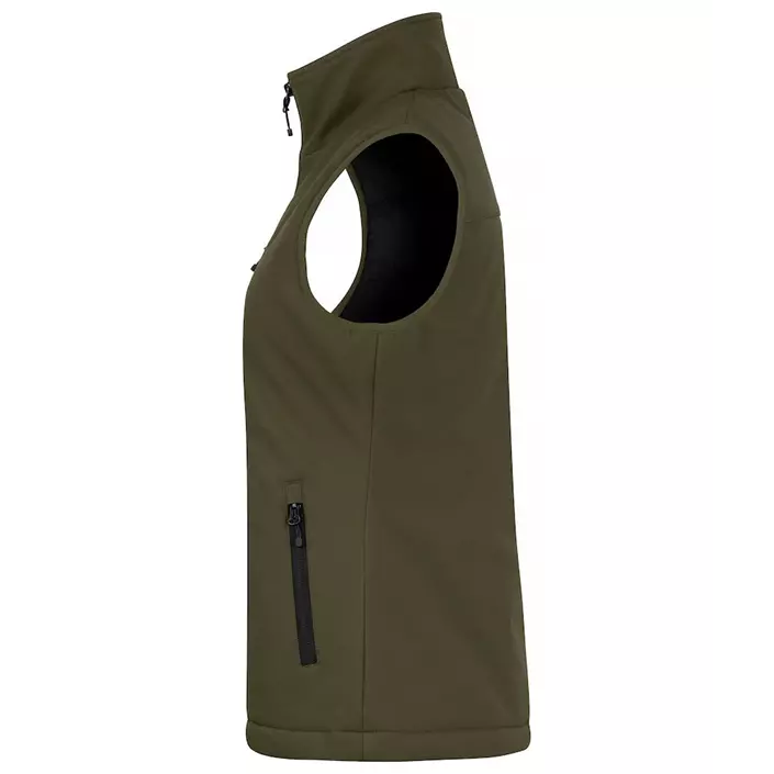 Clique lined women's softshell vest, Fog Green, large image number 2