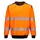 Portwest PW3 sweatshirt, Varsel Orange/Svart, Varsel Orange/Svart, swatch