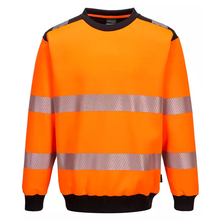 Portwest PW3 sweatshirt, Hi-Vis Orange/Sort, large image number 0