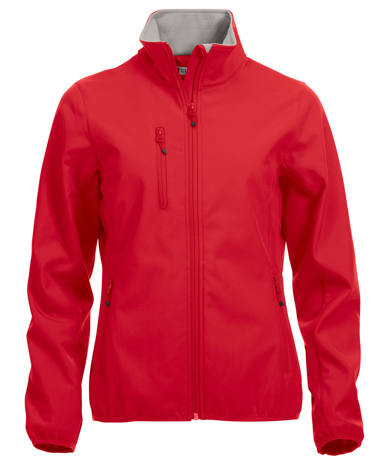 Clique Basic women's softshell jacket, Red