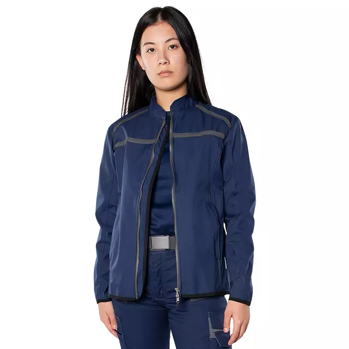 Fristads women's softshell jacket 4558, Dark Marine Blue, large image number 2