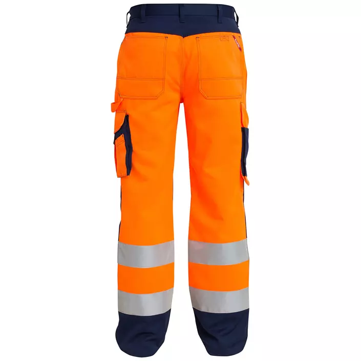 Engel work trousers, Orange/Marine, large image number 1