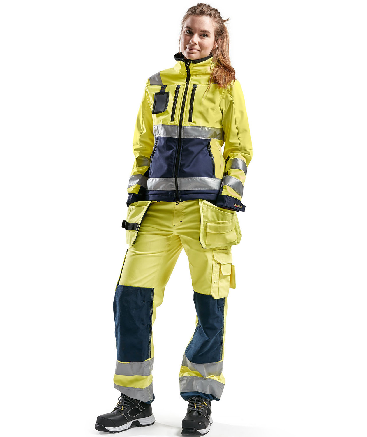 Bl&aring;kl&auml;der dame softshelljakke