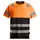 Snickers T-Shirt 2535, Schwarz/Hi-vis Orange, Schwarz/Hi-vis Orange, swatch