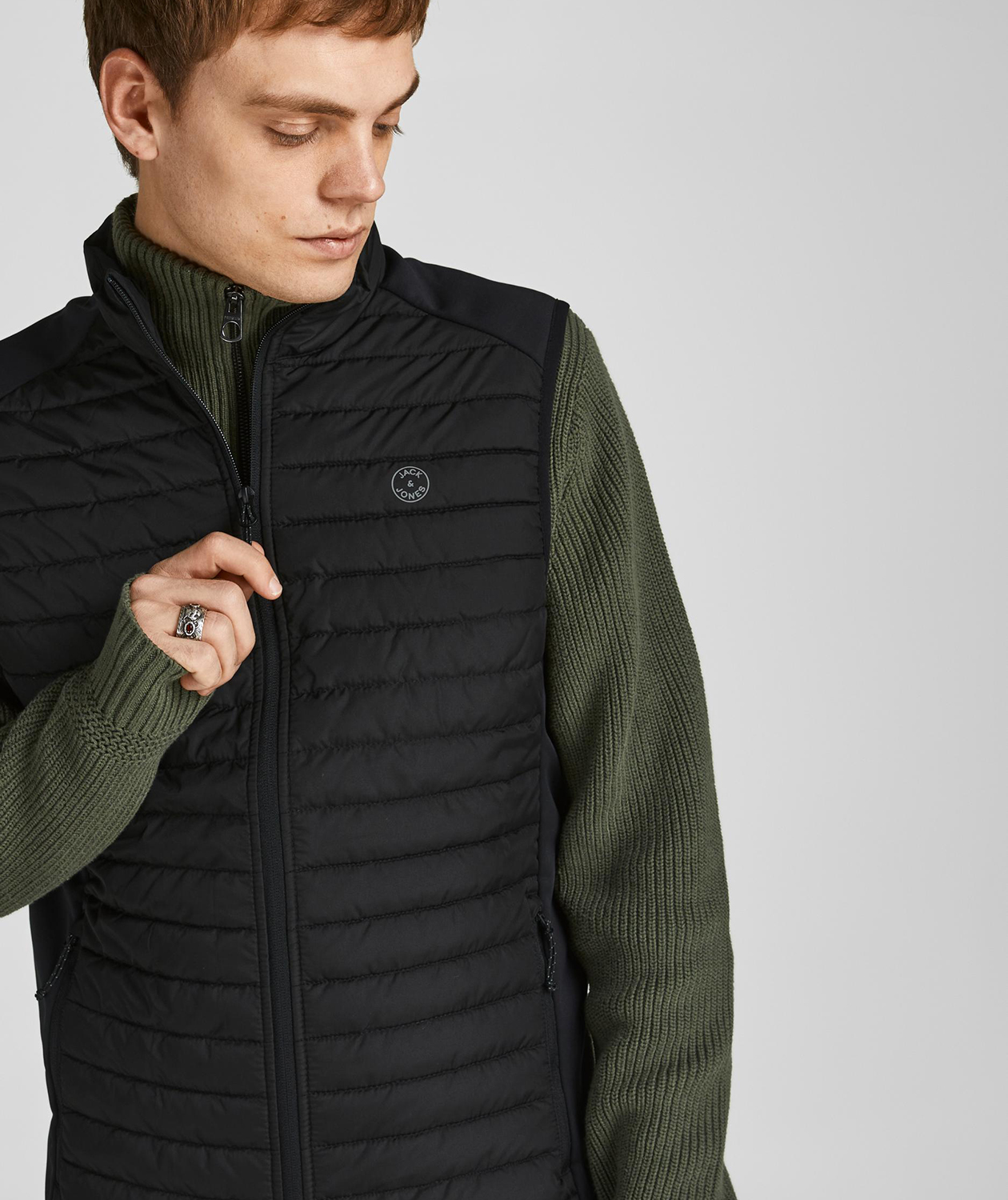 Jack & Jones JJEMULTI Steppweste, Schwarz, large image number 5