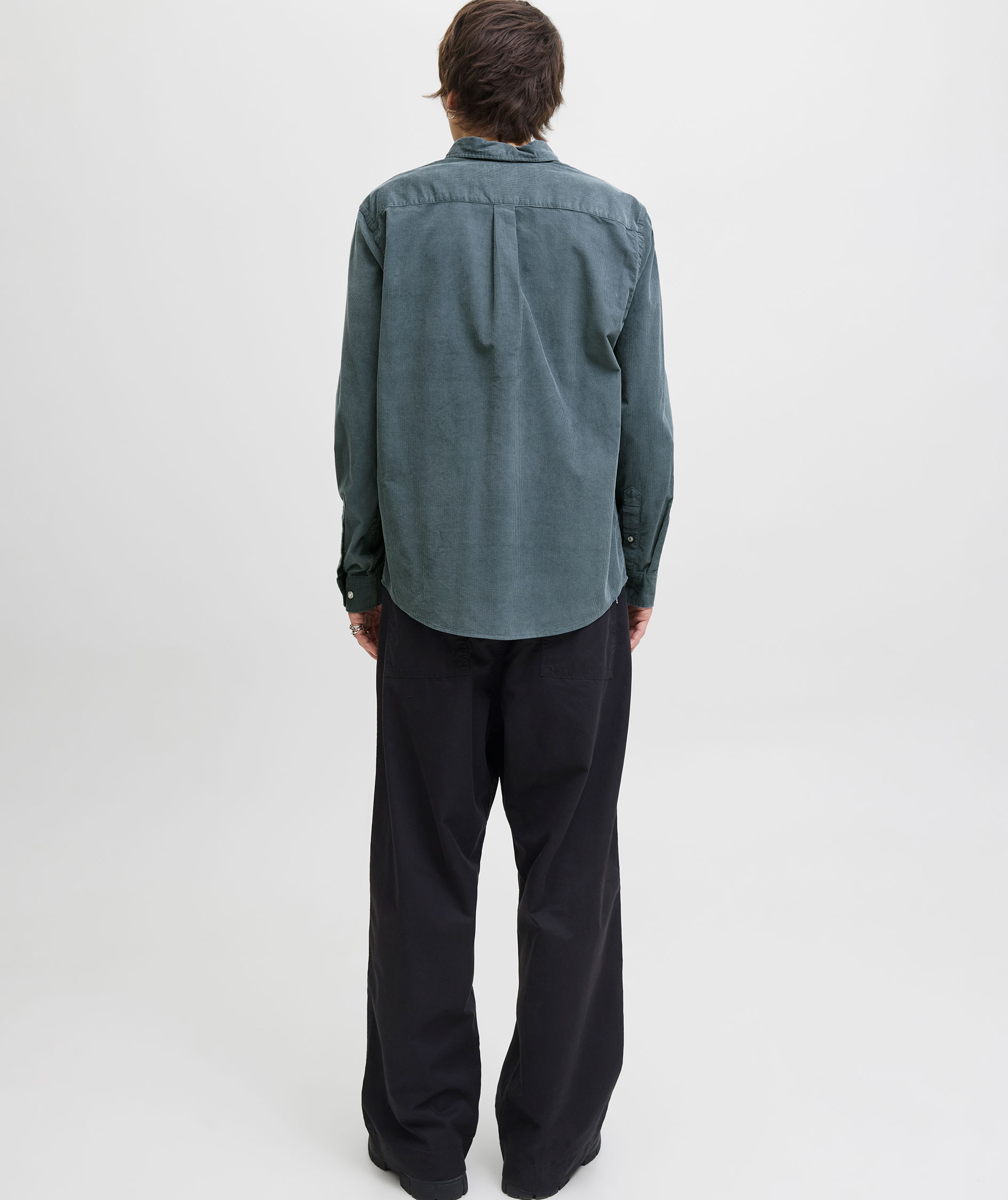 Jack & Jones JJECLASSIC Corduroy skjorte, Stormy Weather, large image number 2