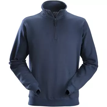 Snickers ½ zip sweatshirt 2818, Marine Blue