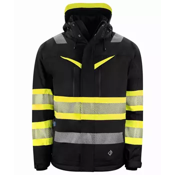 ProJob winter jacket 6446, Hi-vis Yellow/Black