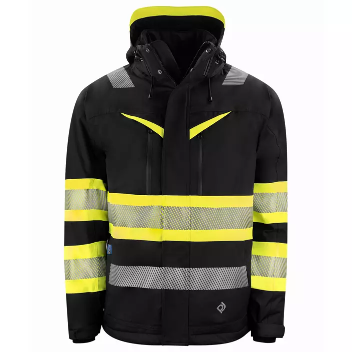 ProJob winter jacket 6446, Hi-vis Yellow/Black, large image number 0