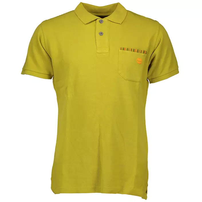 DIKE Poke polo shirt, Ocher Yellow, large image number 0
