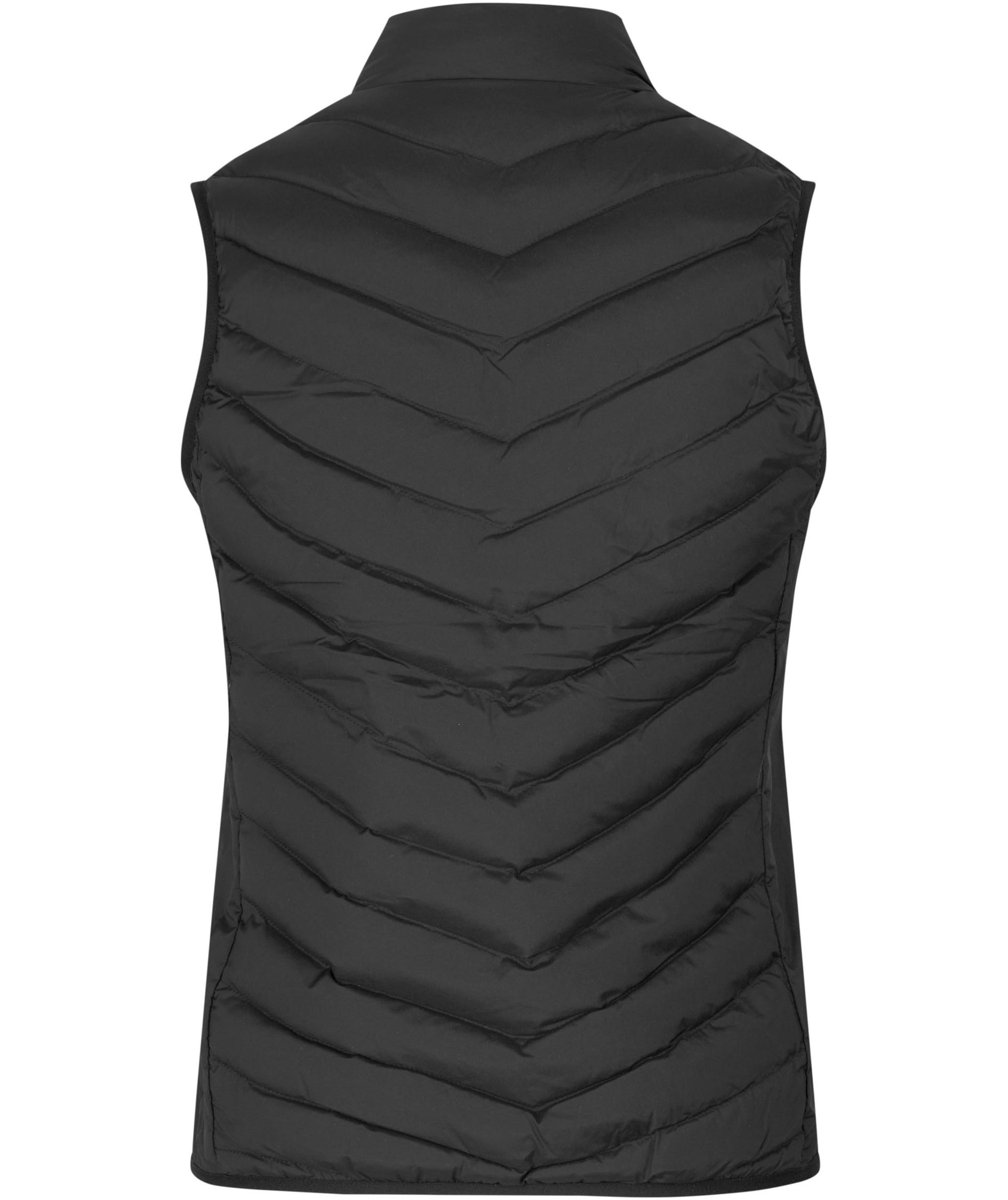 ID Stretch women's quilted vest, Black