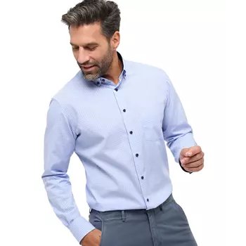 Eterna Poplin Modern fit shirt, Light blue