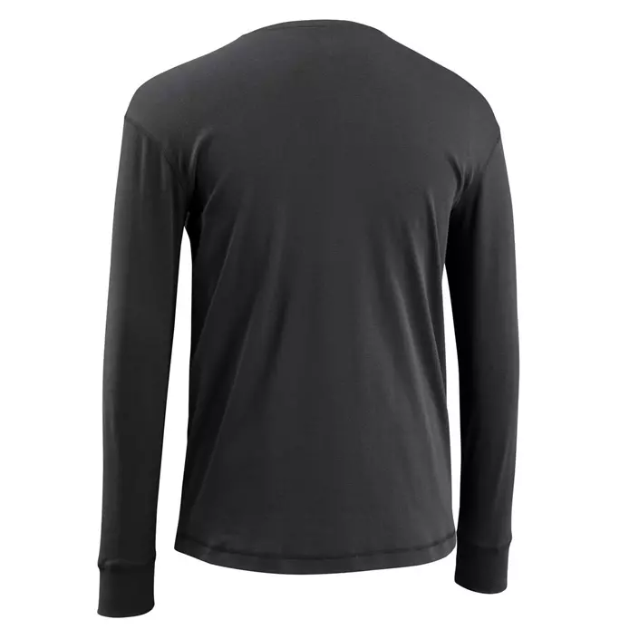 Mascot Crossover Pelham lomg-sleeved Grandad T-shirt, Black, large image number 2