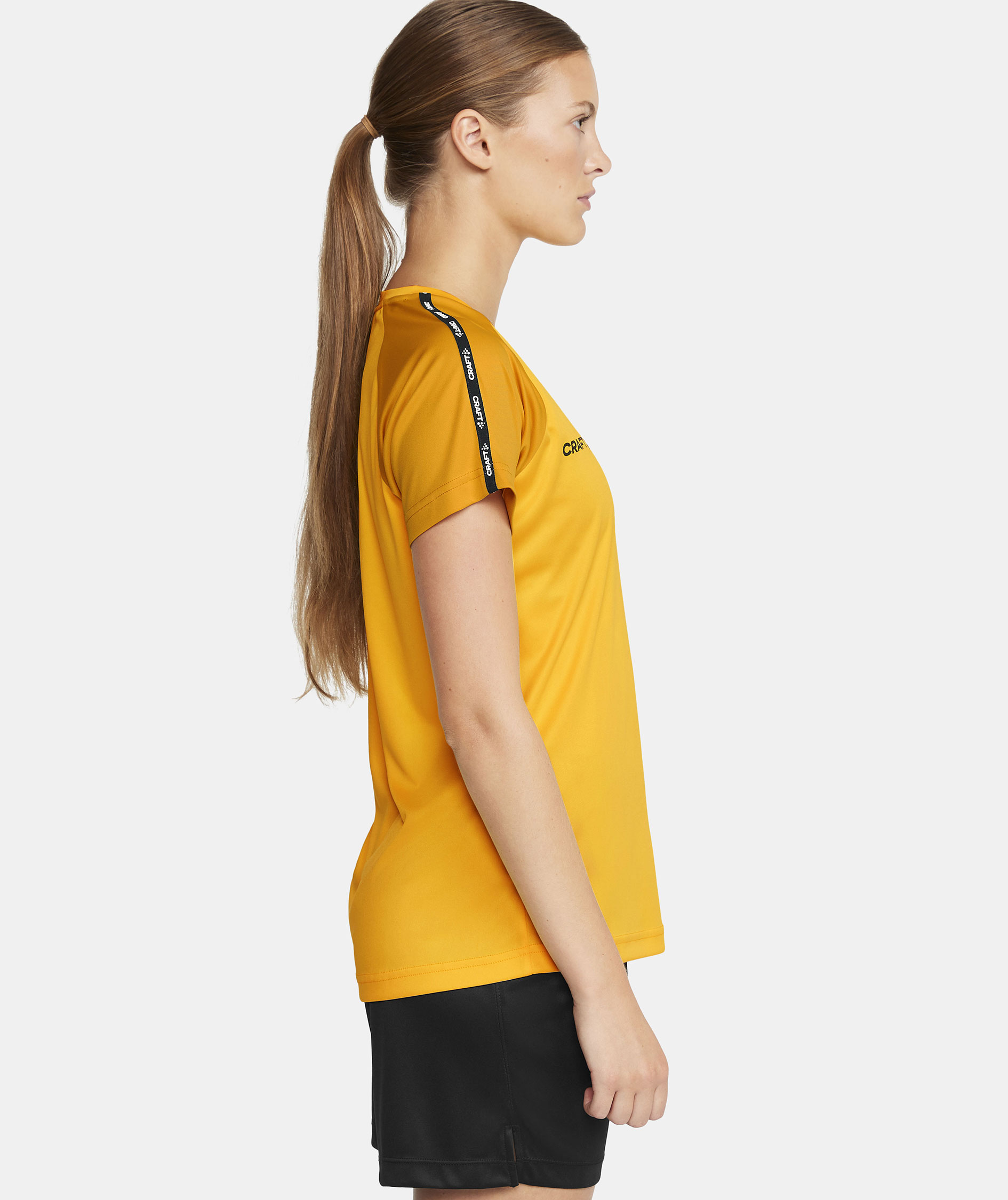 Craft Squad 2.0 Contrast T-shirt dam, Sweden Yellow-Golden, large image number 6