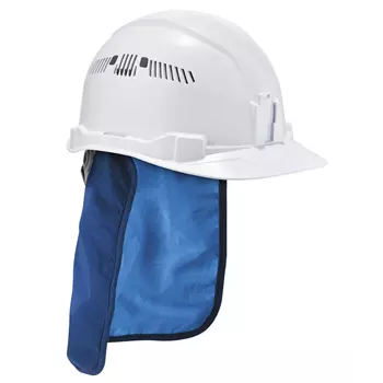 Ergodyne Chill-Its 6717CT cooling hard hat liner pad and neck shade, Blue