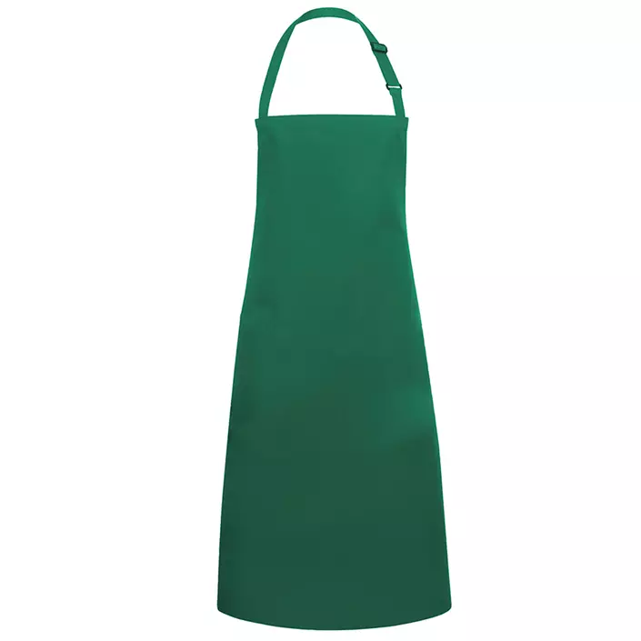Karlowsky Basic water-repellent bib apron, Forest Green, Forest Green, large image number 0