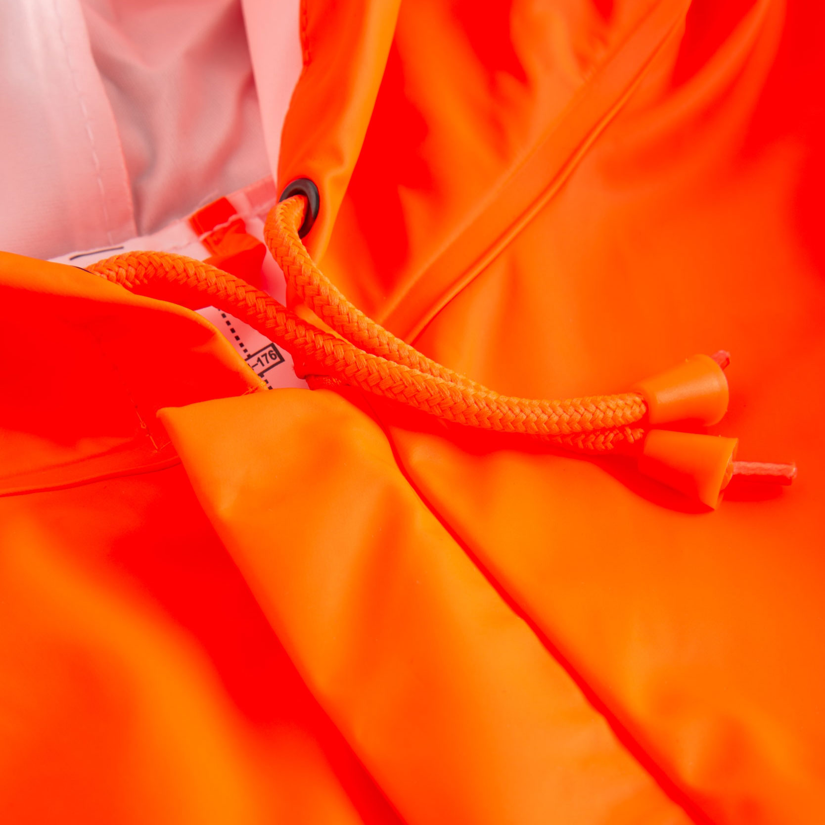 Lyngs&oslash;e PU regnjakke, Hi-vis&nbsp;Orange/Marine, large image number 1