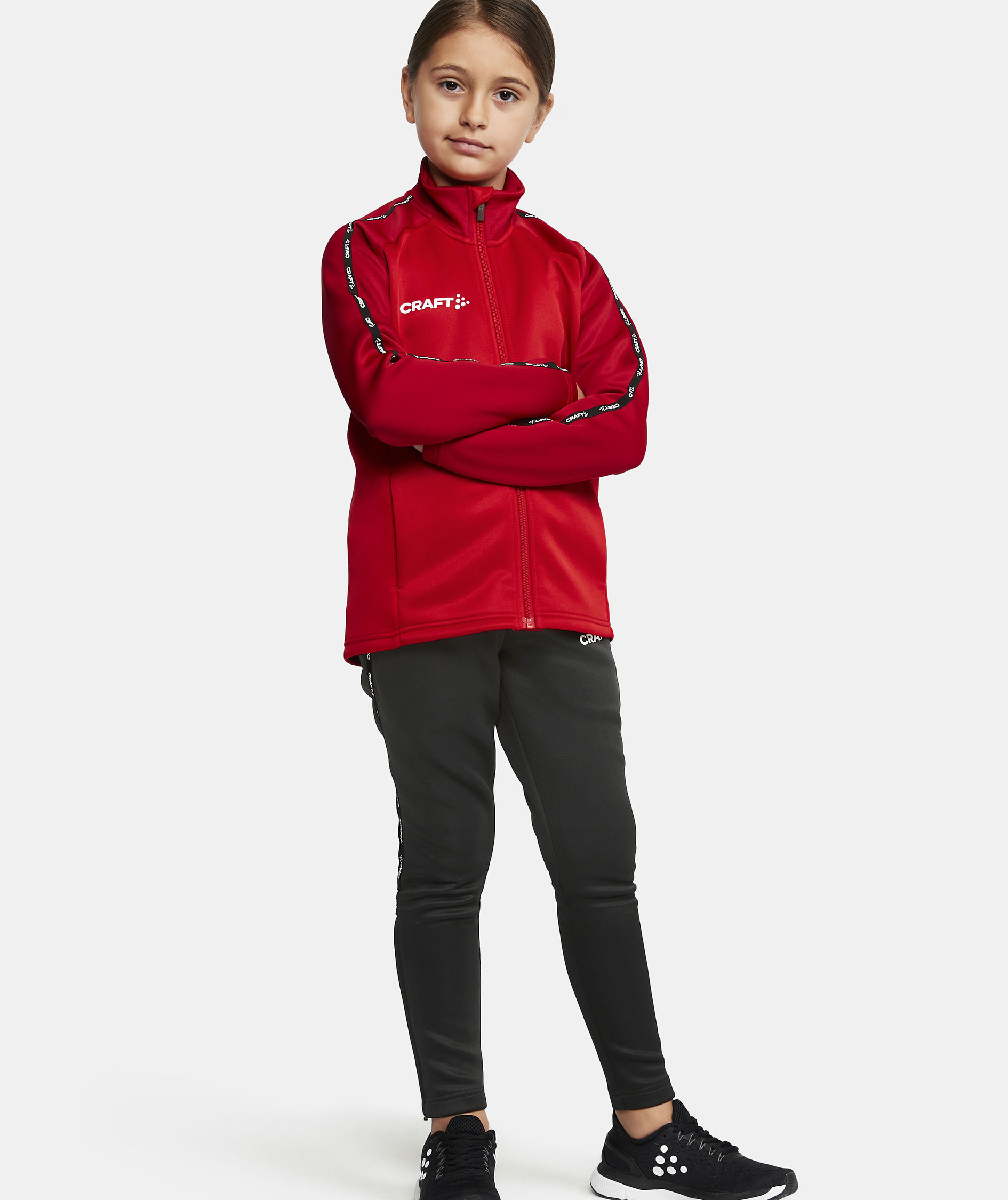 Craft Squad 2.0 cardigan for kids, Bright Red-Express, large image number 8