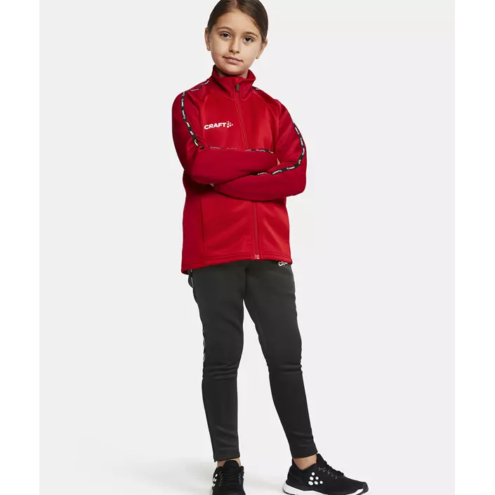 Craft Squad 2.0 cardigan for kids, Bright Red-Express, large image number 8