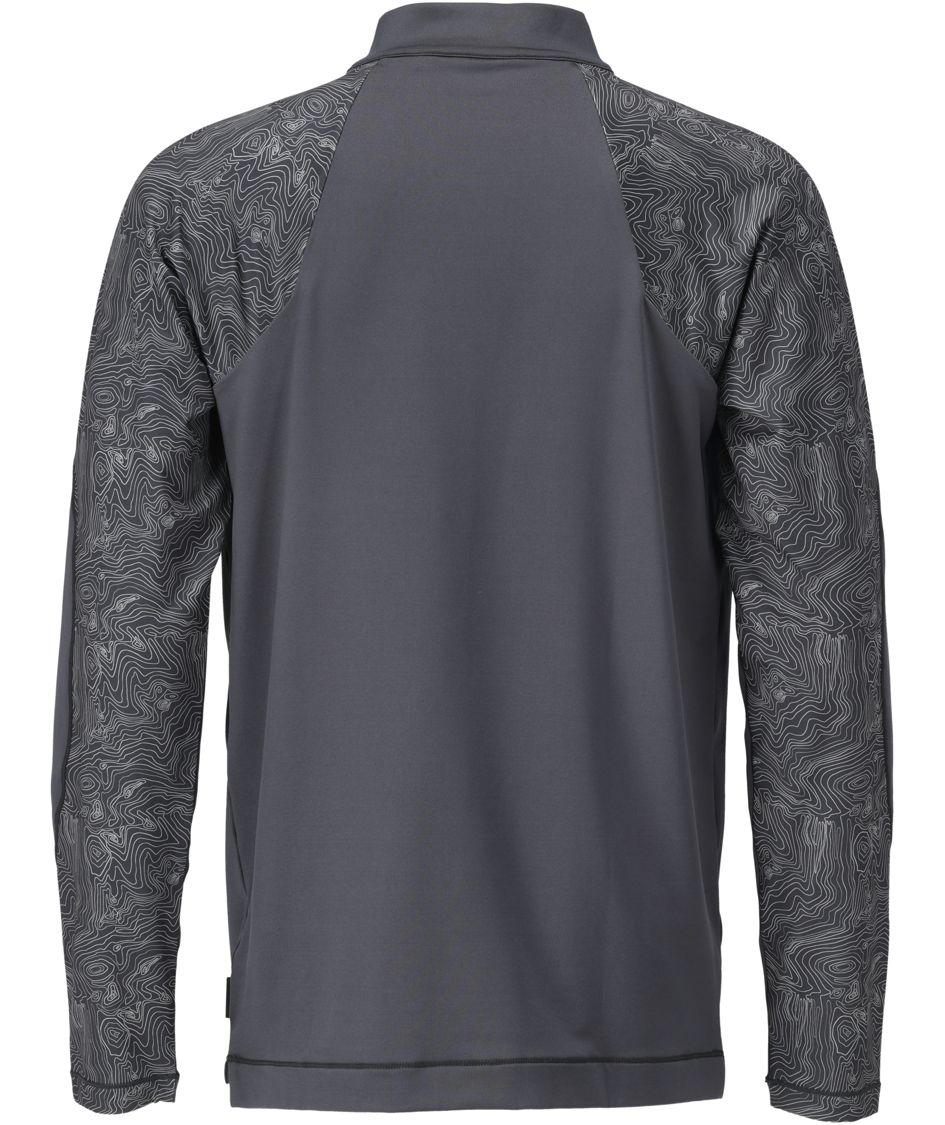 Mascot Customized half zip lang&aelig;rmet T-shirt, Stengr&aring;, large image number 2