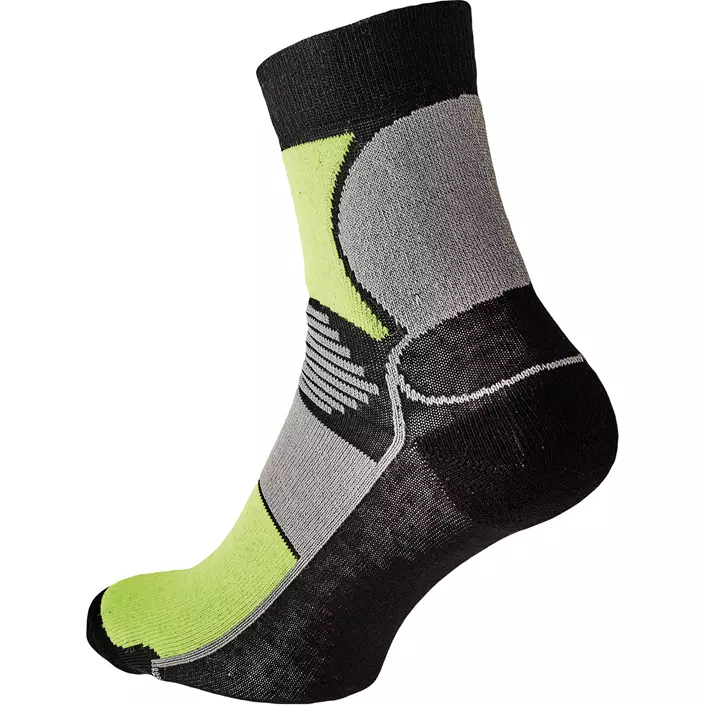 Cerva Knoxfield Basic sokker, Svart/Gul, large image number 0