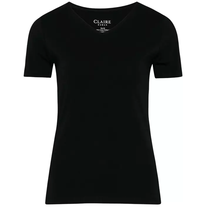 Claire Woman Aida women's T-shirt, Black, large image number 0