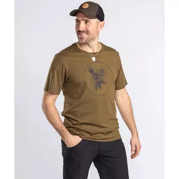 Pinewood Moose T-shirt, Hunting Olive