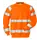 Fristads sweatshirt 7446 SHV, Varsel Orange, Varsel Orange, swatch
