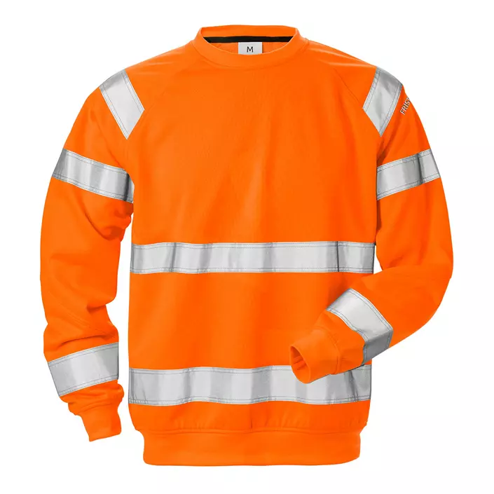 Fristads sweatshirt 7446 SHV, Varsel Orange, large image number 0