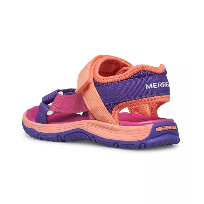 Merrell Kahuna Web sandaler til børn, Purple/Berry/Coral, large image number 2