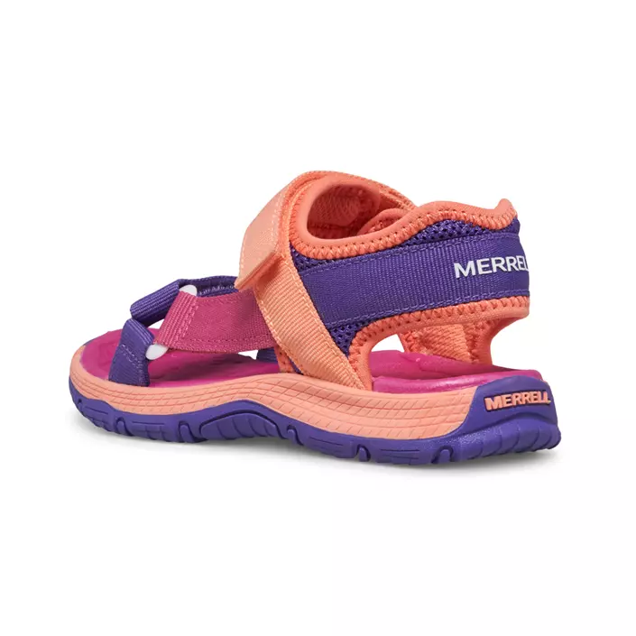 Merrell Kahuna Web sandaler  til barn, Purple/Berry/Coral, large image number 2