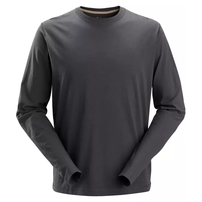 Snickers langermet T-skjorte 2496, Steel Grey, large image number 0