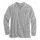 Carhartt Henley långärmad T-shirt, Heather Grey, Heather Grey, swatch