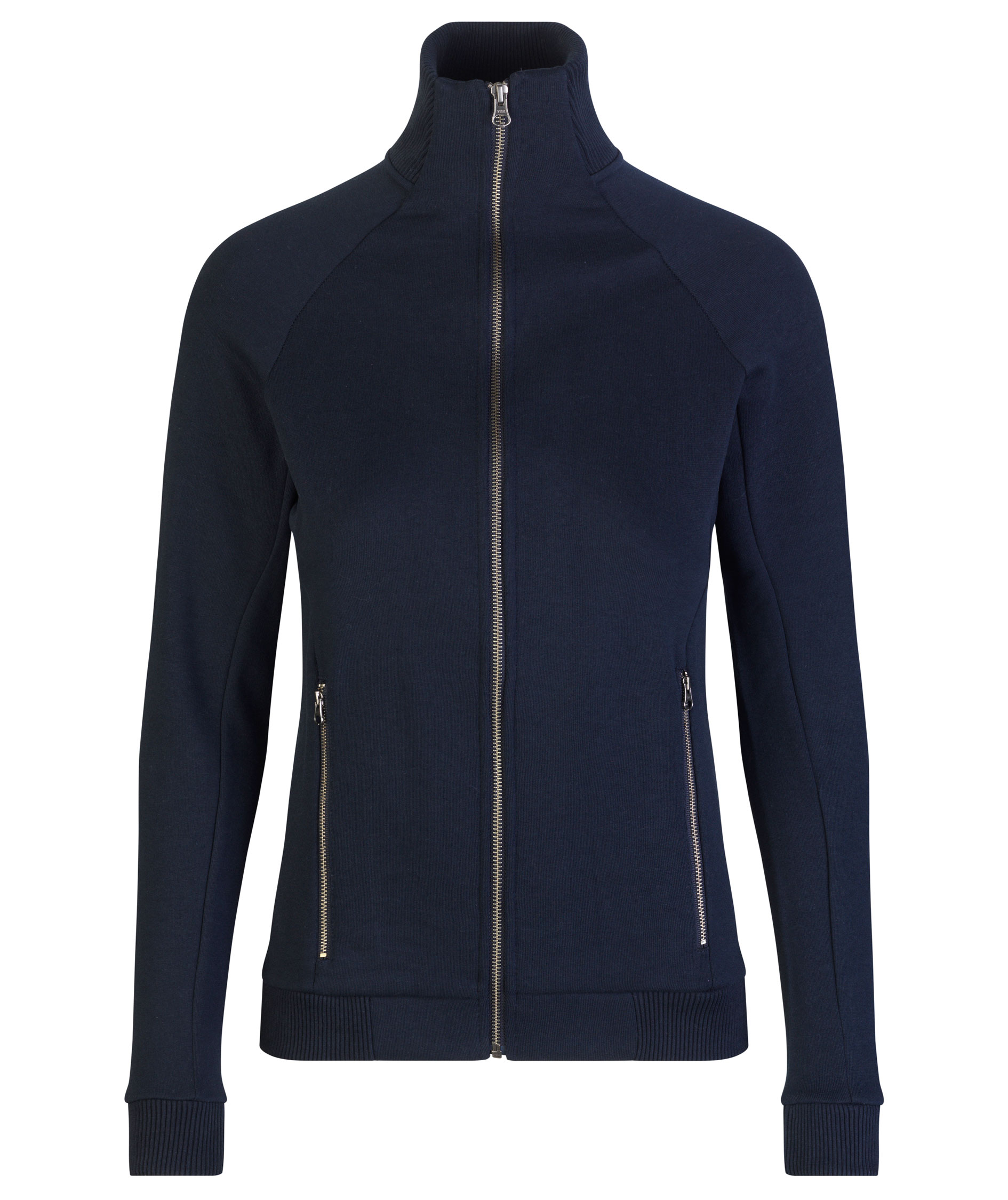 ID cardigan with zipper women's, Navy, large image number 0