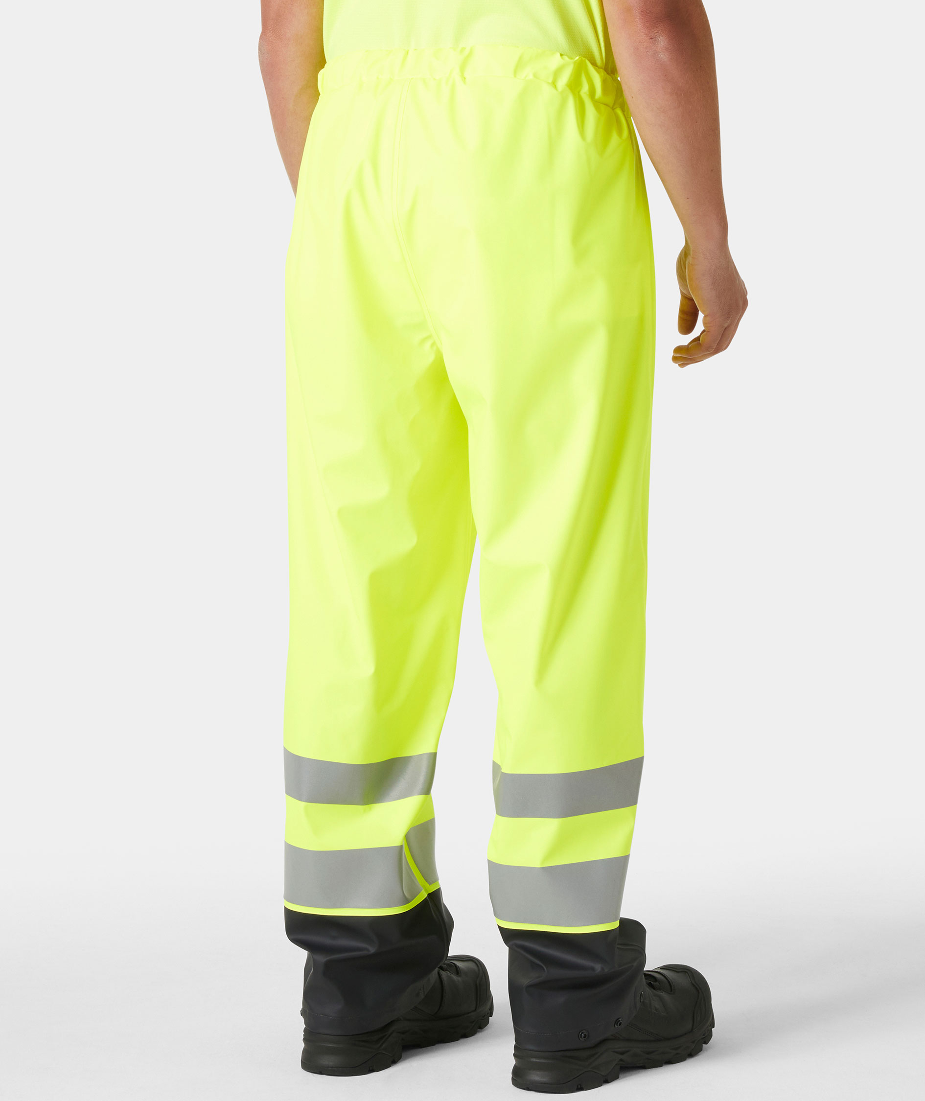 Helly Hansen Addvis regnbukser, Hi-vis Gul/Ebony, large image number 3