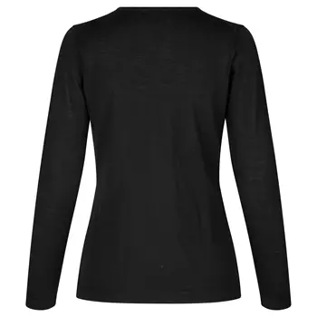 ID women's pullover with merino wool, Black