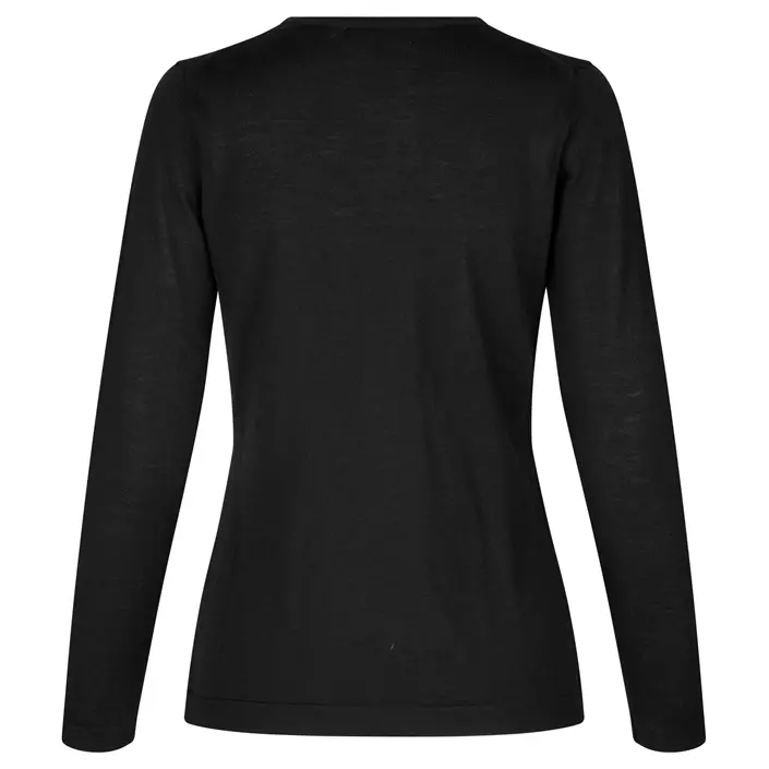 ID women's pullover with merino wool, Black, large image number 1